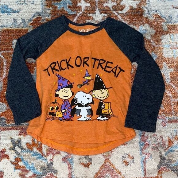 Toddler Snoopy Halloween long sleeve tee - Picture 1 of 3